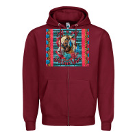 Burgundy Just A Girl Who Loves Horses Zipper Hoodie - LillyAllenDesigns