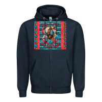 Navy Just A Girl Who Loves Horses Zipper Hoodie - LillyAllenDesigns