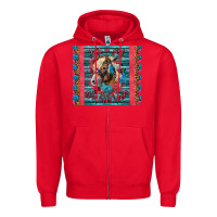 Red Just A Girl Who Loves Horses Zipper Hoodie - LillyAllenDesigns