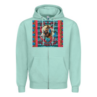 Seafoam Just A Girl Who Loves Horses Zipper Hoodie - LillyAllenDesigns