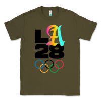 Army Green 2028 summer olympics Classic Tee - FloraArt
