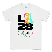White 2028 summer olympics Classic Tee - FloraArt