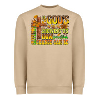Mushroom Autumn Is God's way Of Showing Us How Beautiful Ch Heavyweight Sweatshirt - CowhideDigitalArt
