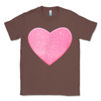 Chestnut Valentines Pink Heart Classic Tee - FloraArt