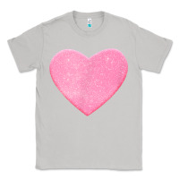 Moon Dust Valentines Pink Heart Classic Tee - FloraArt