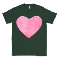 Sports Green Valentines Pink Heart Classic Tee - FloraArt