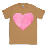 Toasted Coconut Valentines Pink Heart Classic Tee - FloraArt