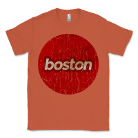 Copper boston   simple red circle vintage Classic Tee - FloraArt