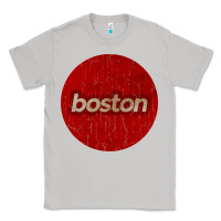 Moon Dust boston   simple red circle vintage Classic Tee - FloraArt