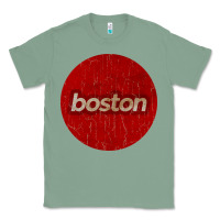 Sage boston   simple red circle vintage Classic Tee - FloraArt