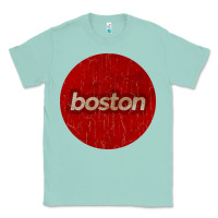 Seafoam boston   simple red circle vintage Classic Tee - FloraArt