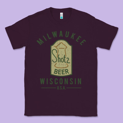 Shotz Beer Worn Classic Tee Designed By Floraart