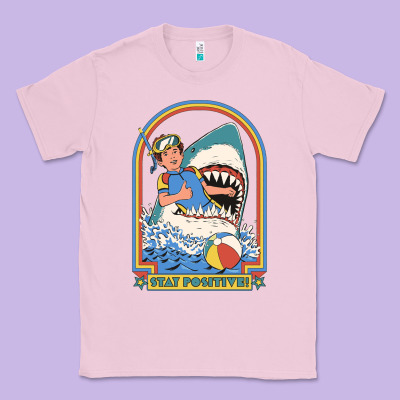 Stay Positive Classic Classic Tee Designed By Floraart