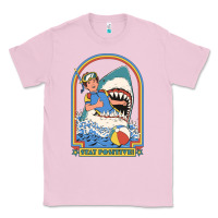 Bubblegum Pink Stay Positive Classic Classic Tee - FloraArt