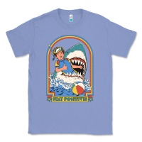 Colony Blue Stay Positive Classic Classic Tee - FloraArt
