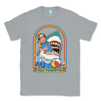 Heather Grey Stay Positive Classic Classic Tee - FloraArt