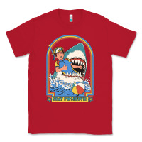 Red Stay Positive Classic Classic Tee - FloraArt