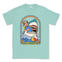 Seafoam Stay Positive Classic Classic Tee - FloraArt