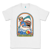 White Stay Positive Classic Classic Tee - FloraArt