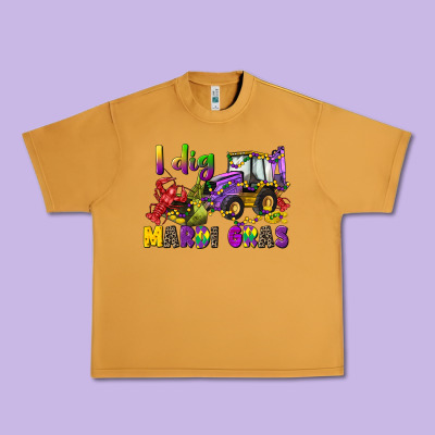 I Dig Mardi Gras Urban Heavy Tee Designed By Cowgirlartshop