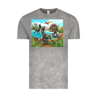 Cloud Rock dinosaurs Vintage Tee - TumblerDesignByShophia