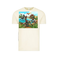 Vintage Arctic dinosaurs Vintage Tee - TumblerDesignByShophia