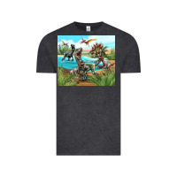 Vintage Black dinosaurs Vintage Tee - TumblerDesignByShophia