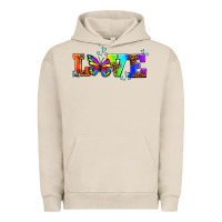 Pigment French Oak pride love butterflies Urban Hoodie - AdoDesignShop