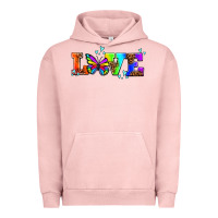 Pigment Salmon pride love butterflies Urban Hoodie - AdoDesignShop