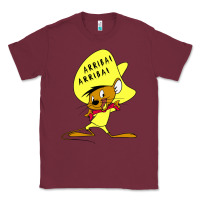 Burgundy speedy gonzales arriba Classic Tee - FloraArt