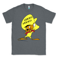 Charcoal Heather speedy gonzales arriba Classic Tee - FloraArt