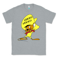Heather Grey speedy gonzales arriba Classic Tee - FloraArt