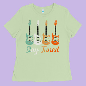 Bass Guitar Vintage Funny Bass Player Bassist Ladies Tee Designed By Bettercallsaul