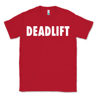 Red deadlift Classic Tee - FloraArt