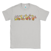 Moon Dust Snow White And The Seven Dwarfs Marching In Line Classic Tee - FloraArt