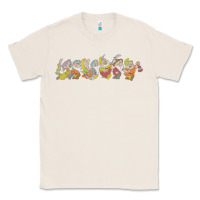 Natural Snow White And The Seven Dwarfs Marching In Line Classic Tee - FloraArt