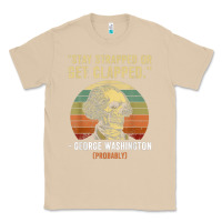 Mushroom stay strapped or get clapped george washington Classic Tee - FloraArt