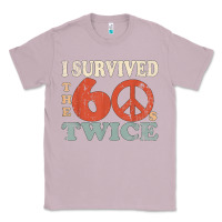 Lilac I Survived The Sixties 60s Twice Classic Tee - FloraArt