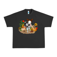 Pigment Black Fall baby cow Urban Heavy Tee - RanaPortraitStore