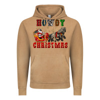 Vintage Camel howdy christmas with santa riding his sleighs Vintage Hoodie - CowGirlArtShop