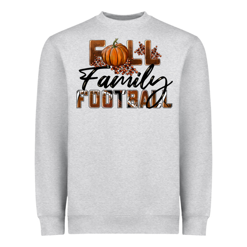 Fall Family Football Heavyweight Sweatshirt by LillyAllenDesigns | Teevron