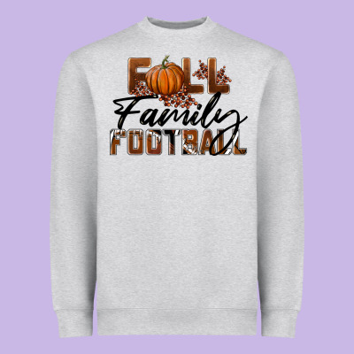 Fall Family Football Heavyweight Sweatshirt Designed By Lillyallendesigns