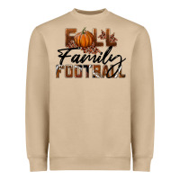 Mushroom Fall Family Football Heavyweight Sweatshirt - LillyAllenDesigns