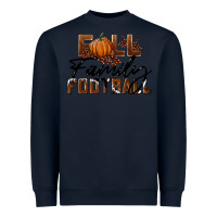 Navy Fall Family Football Heavyweight Sweatshirt - LillyAllenDesigns