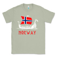 Matcha boat norwegian flag norway viking ship norway Classic Tee - FloraArt