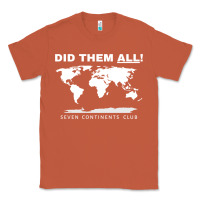 Copper Seven Continents Shirt Classic Tee - FloraArt