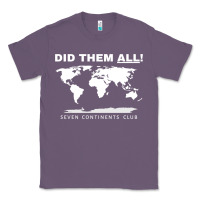 Lavender Seven Continents Shirt Classic Tee - FloraArt