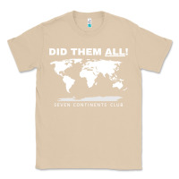 Mushroom Seven Continents Shirt Classic Tee - FloraArt
