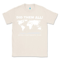Natural Seven Continents Shirt Classic Tee - FloraArt