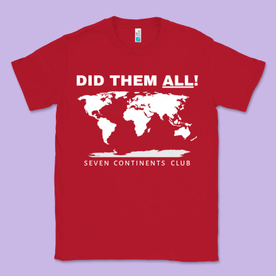 Seven Continents Shirt Classic Tee Designed By Floraart